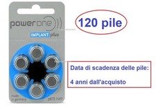 120 pile  Power one Implant plus 675 PR44  per impiantiococleare Cochlear