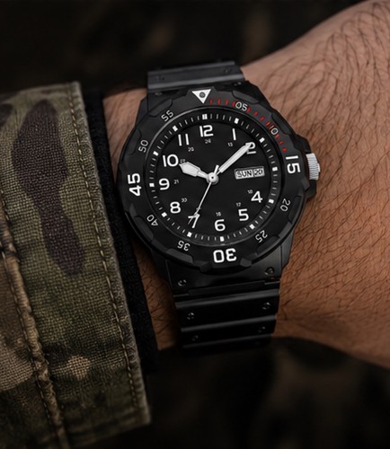 Military style hour dial - military,