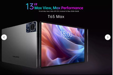 TECLAST T65MAX 13" Tablet Android 14, 20GB+256GB (SBLOCCATO) LTE (NUOVO DI ZECCA)