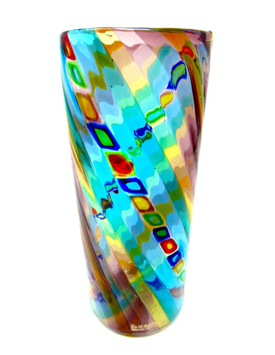Vaso murrine multicolore - vaso,