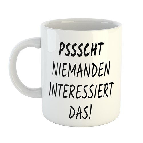 Tazza caffè psssch - caffè, nessuno