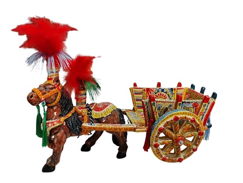 Carretto siciliano ceramica - siciliano,