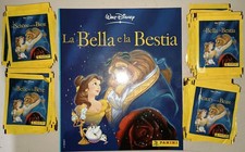 Panini Disney La Bella e La Bestia 2002 Lotto Di 100 Bustine Con Album Vuoto