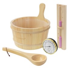 Kit accessori sauna 4 pz in
