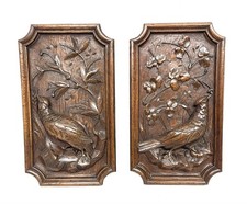 Antica coppia di targhe trofei