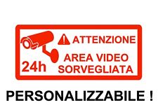 2 adesivi targa area