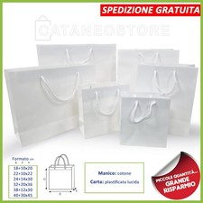 BORSE SHOPPER DI CARTA
