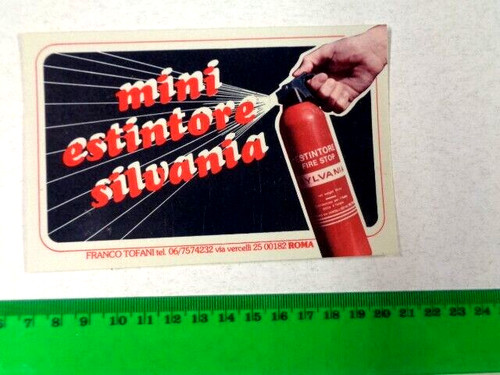Adesivo mini estintore - adesivo,