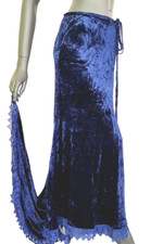 Maxirock In Velluto Con