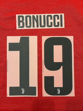 KIT BONUCCI 19 NERO X MAGLIA CALCIO JUVENTUS NUOVO
