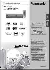 Panasonic DMR-EZ48V Istruzioni Operatori Manuale Utente per Registratore DVD