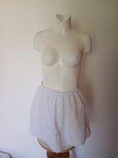 Grembiule da cuoca vintage anni 70 in pizzo bianco retrò da donna