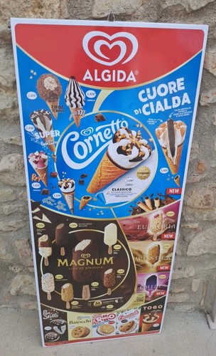 Tabella insegna gelati - tabella,