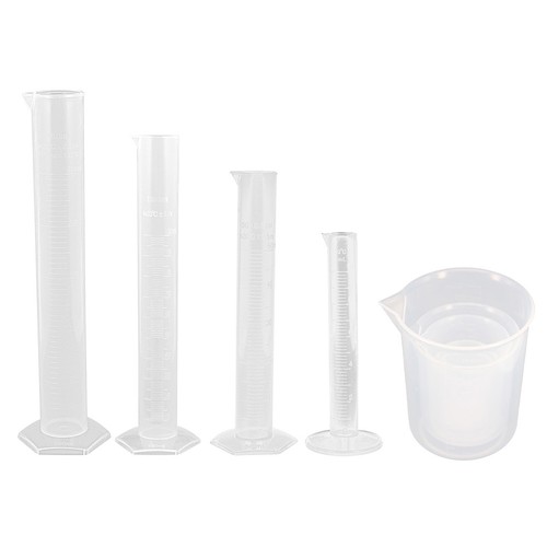 Set cilindri graduati e - 1,