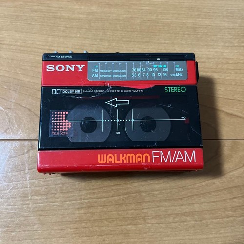 Walkman sony f15 rosso - sony, wm-f15