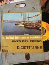 ENZO DAL FORNO  “ DICIOTT’ANNE  “ XIV FESTIVAL DI NAPOLI    ITALY'67