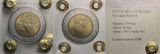 DN - Giovanni Paolo II - tutte le 500 lire dal 1982 al 2001 FDC PERIZIATE