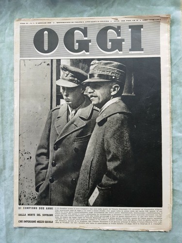 Vintage magazine rivista oggi - magazine,