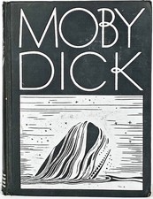 1930 MOBY DICK Whale Oil FIRST EDITION Art Deco ROCKWELL KENT Antique H MELVILLE