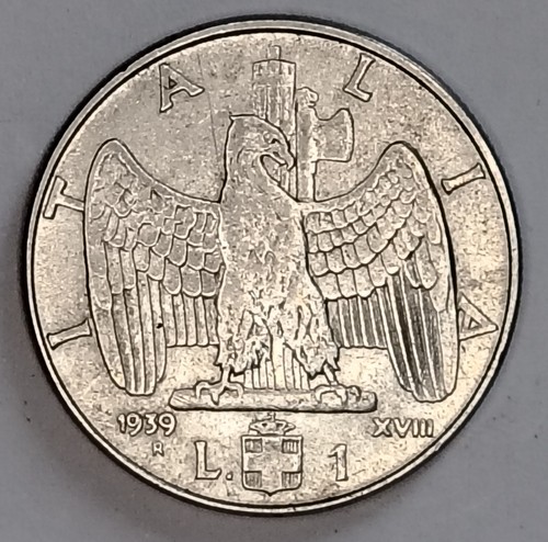 Regno italia lira - regno, 1939