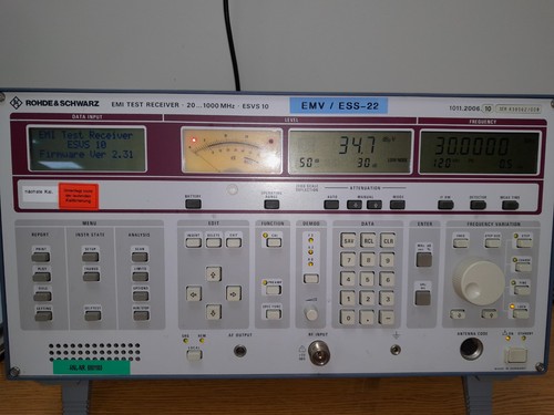 Rohde schwarz esvs 10 emi - rohde,