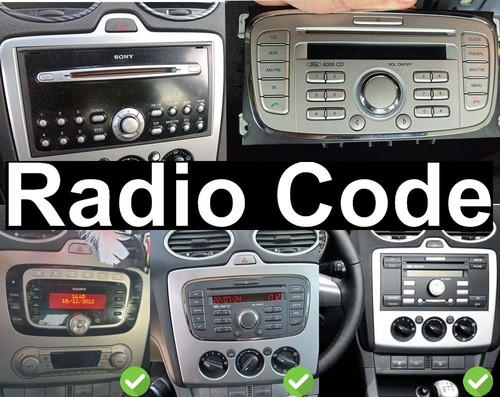 Ford radio stereo codice - ford,