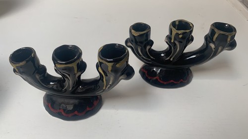 Coppia candelabri vintage - coppia, in