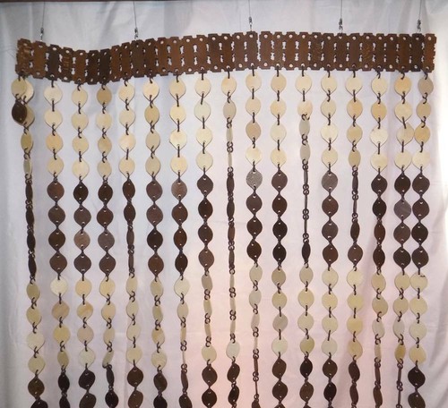 Tenda legno con perline - tenda,