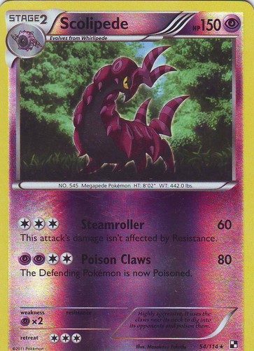 Pokemon scolipede 114 - scolipede, 54/114