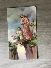 Antico angelo carta sacra 1900 molto particolare dall'Italia