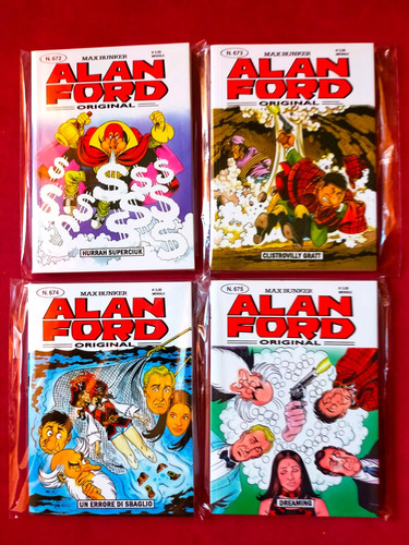 Alan ford original 672 675 - alan, 672-675
