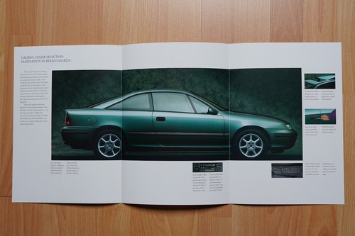 Brochure opel calibra - brochure, 10/94