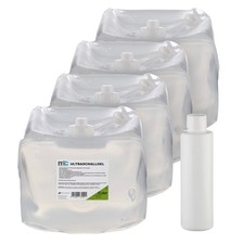 Gel ad ultrasuoni ecografia gel cubitainer con flacone vuoto 4x 5 litri, delicato