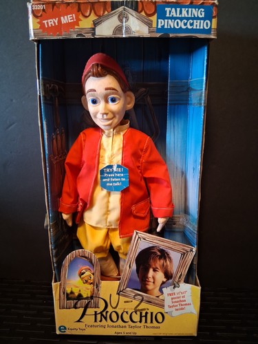 Bambola talking pinocchio - pinocchio, 14"