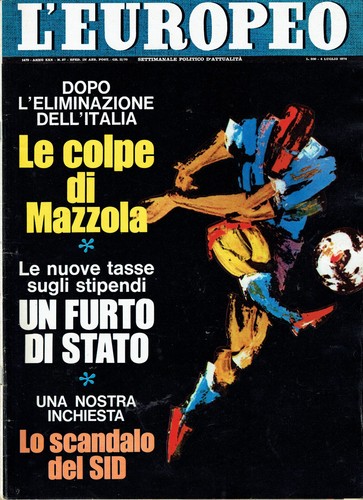Europeo 1974 sid sifar - europeo,