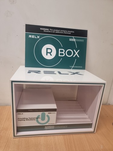 Vetrina relx vape per bancone - vetrina,