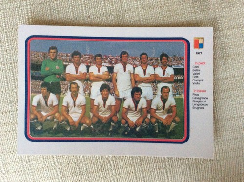Cartolina calcio squadra - cartolina,