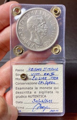 Lire littore 1927 - lire, regno