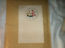 LETTERINA DI NATALE ANNI 50 60 NON SCRITTA MOLTO BELLA