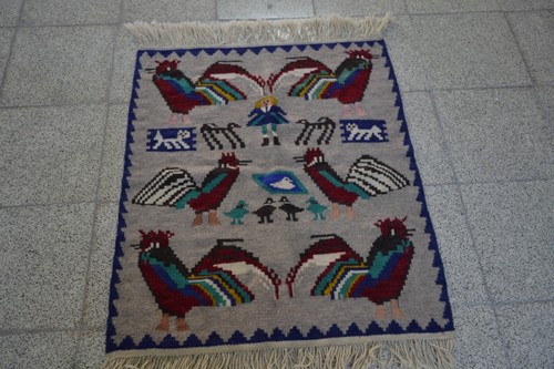 Vintage hand woven flatweav - vintage,
