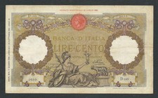 Italy Lire 100 BB / VF AQUILA