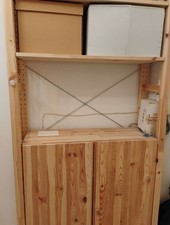 Scaffali IVAR Ikea in legno con ante