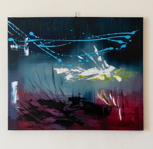 Quadro astratto moderno - quadro,