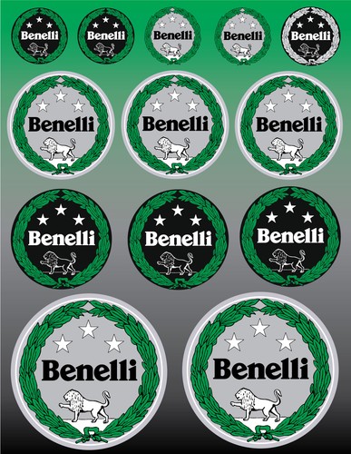Benelli stickers set - ,