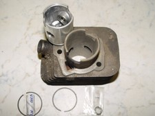 CILINDRO RETTIFICATO PISTONE NOS ASSO ORIGINALE PIAGGIO CIAO BRAVO SI BOXER CBA 