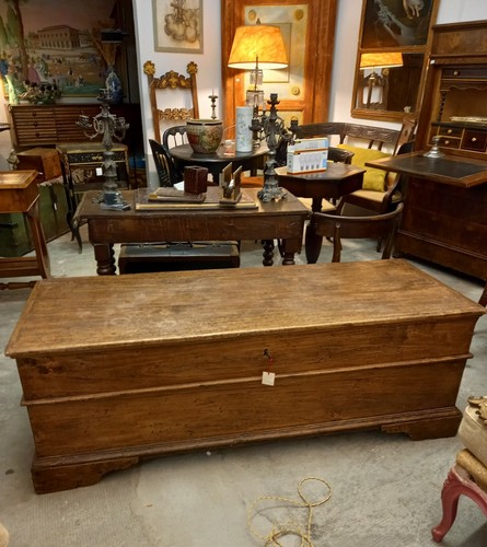 Cassapanca legno pioppo con - cassapanca,