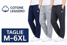 Pantalone tuta cotone leggero