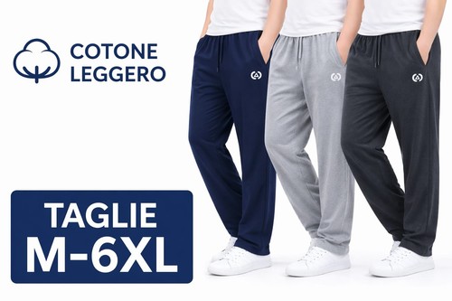 Pantalone tuta cotone - , leggero