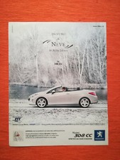PUBBLICITA' CARTACEA ORIGINALE - ADVERTISING AUTO "PEUGEOT 308 CC" del 2009