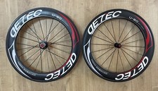 Set coppia ruote bici corsa carbonio Detec U-80 profilo 80mm road bike wheelset